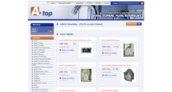 Desktop Screenshot of a-top.cz